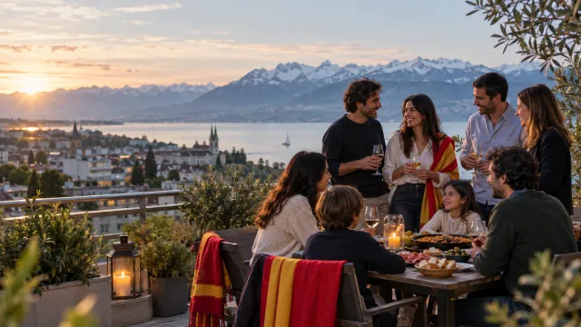 Españoles en Suiza