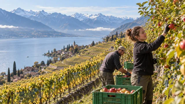 Trabajar en suiza en el campo