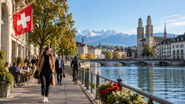 Las ciudades suizas son seguras y ofrecen una excelente calidad de vida