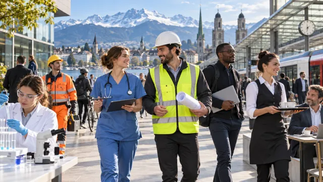 Sectores que contratan en Suiza en 2026: cómo evaluar oportunidades